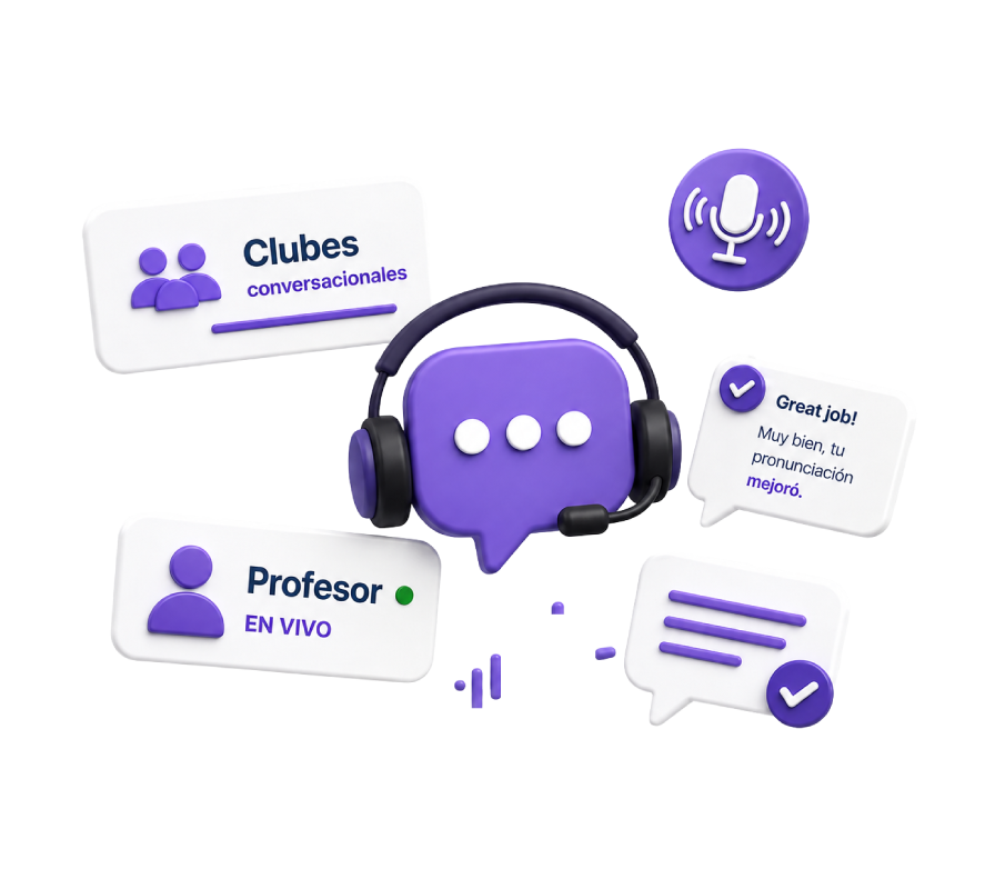 Clase en vivo con profesora real